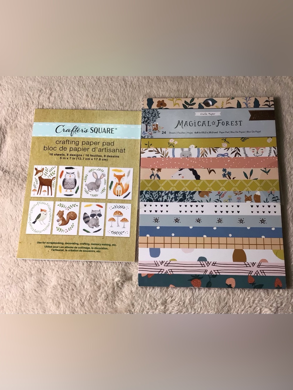 Forest theme Patterned Craft Paper Pads - Multicolor